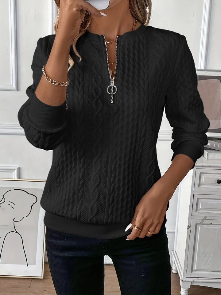 Lucia | Pullover mit Reißverschluss für Damen