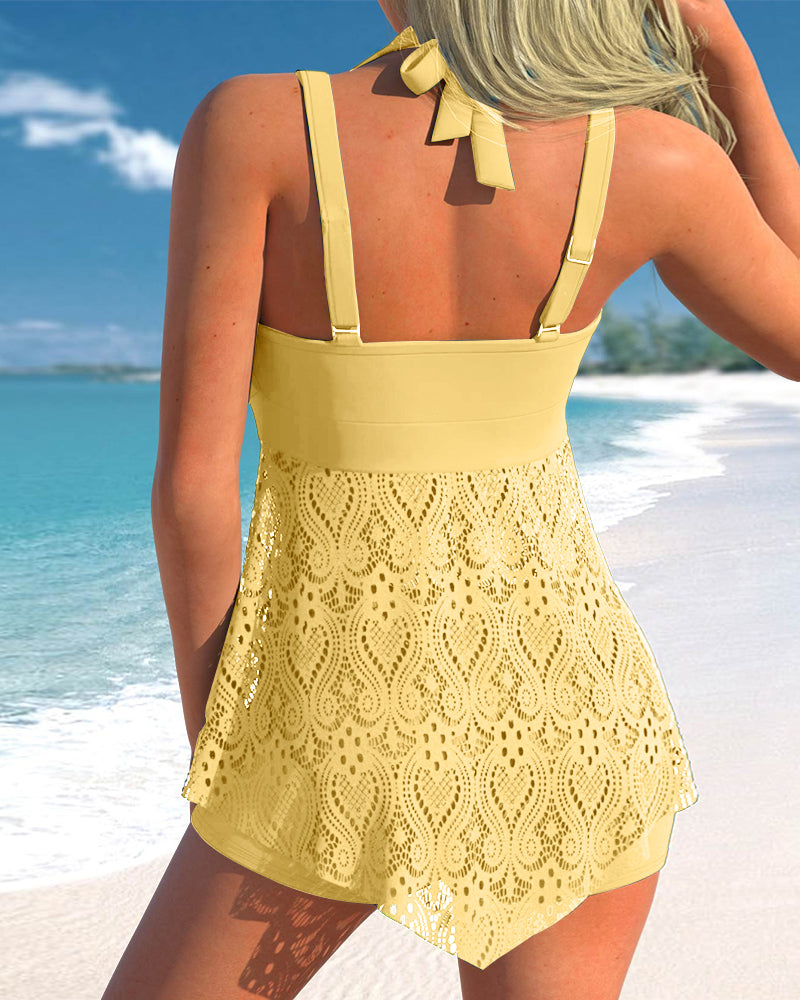 Lisa Tankini Set für komfortable Strandtage mit femininem Stil