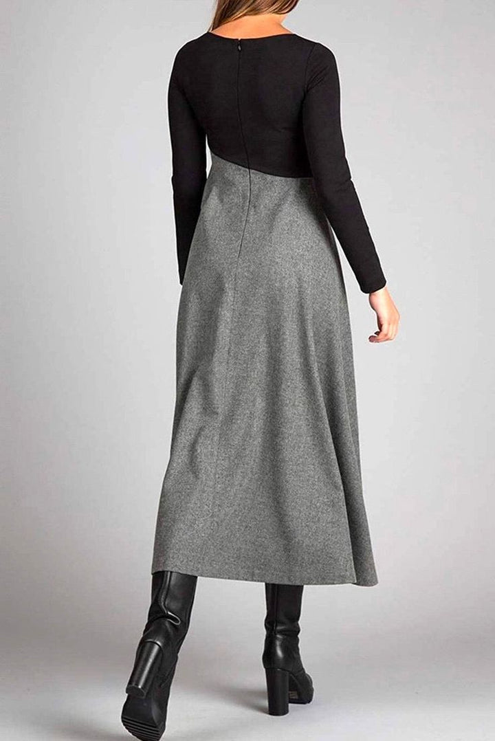 Casa | Langärmliges Maxi-Jersey-Oberteil für Damen