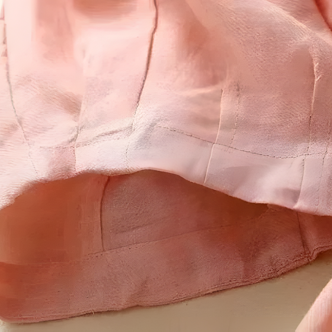 Livia | Stylishe Damen Leinenhose in sanftem Rosa