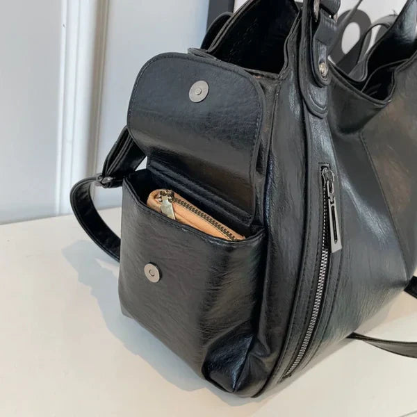 Novira Leder Tragetasche für Alltag und Arbeit