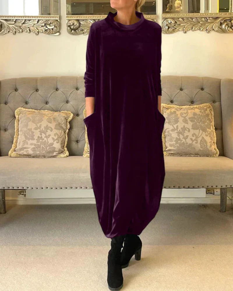 Nora | Elegantes Kleid aus hochwertigem Samt
