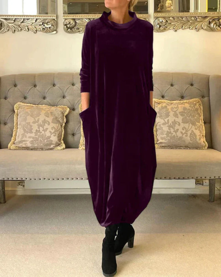 Nora | Elegantes Kleid aus hochwertigem Samt
