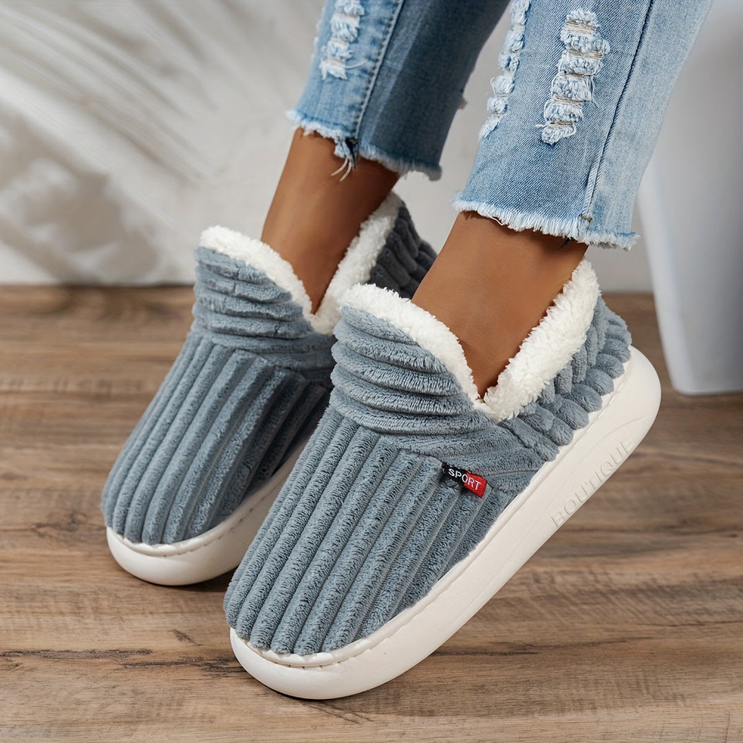 Lina | Gemütliche Plüsch-Pantoffeln für Damen