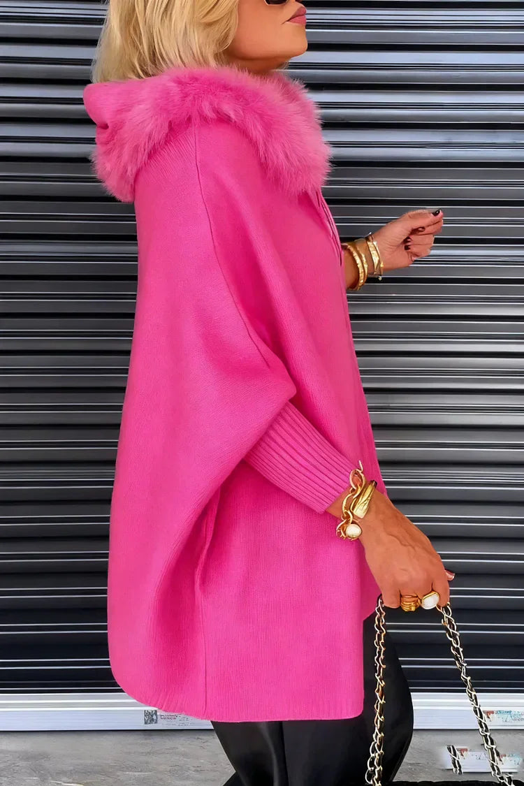 Faye | Stylische Damenjacke Mit Flauschigem Kragen
