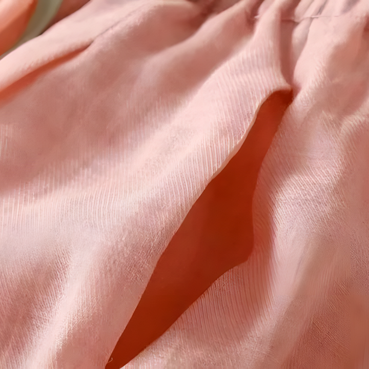 Livia | Stylishe Damen Leinenhose in sanftem Rosa
