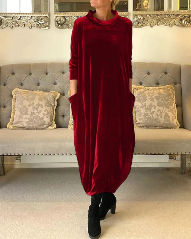 Nora | Elegantes Kleid aus hochwertigem Samt