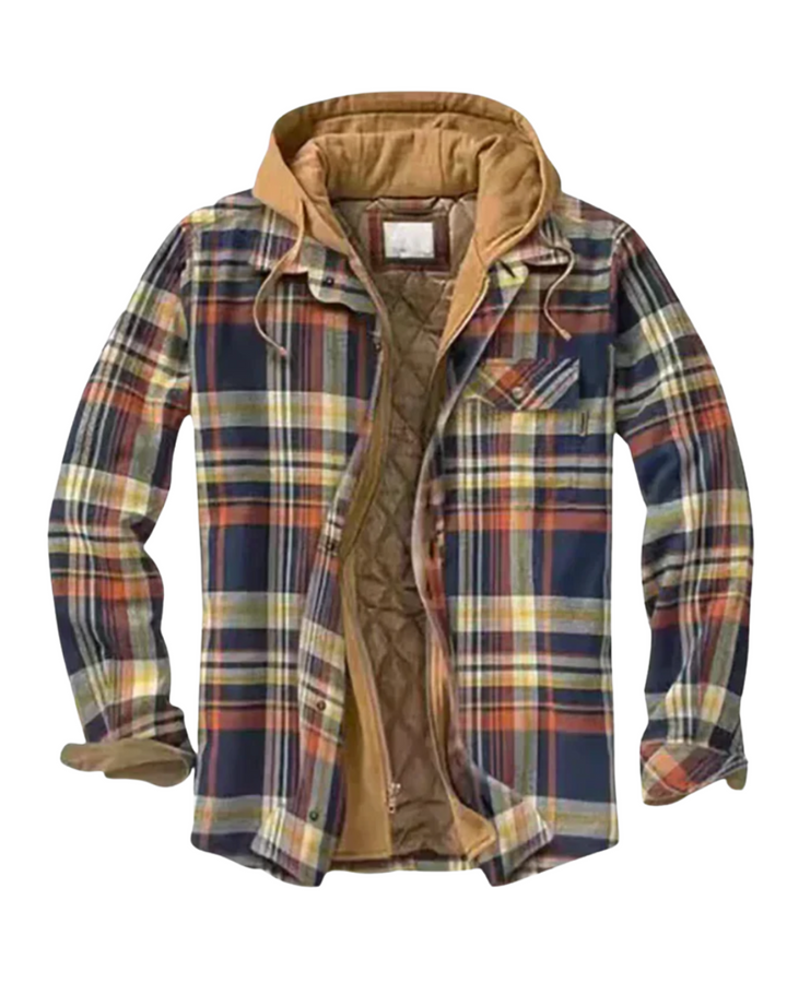 Liora | Patchwork-Karojacke im modernen Trendstil