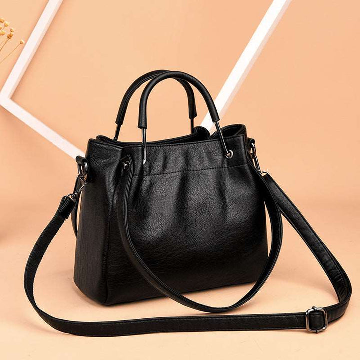 Ella | Eimertasche aus Leder im stilvollen Retrodesign