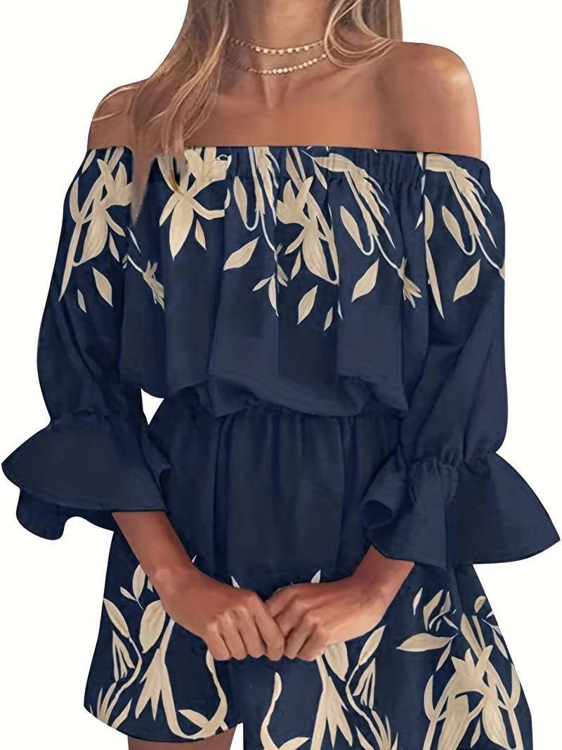 Elisa Boho Leaf Kleid für entspannte Sommertage in Stil