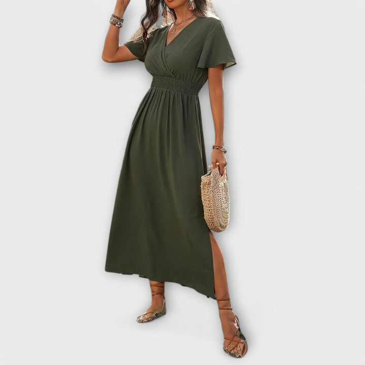 Julia | Edles Kleid mit Ärmeln Damen