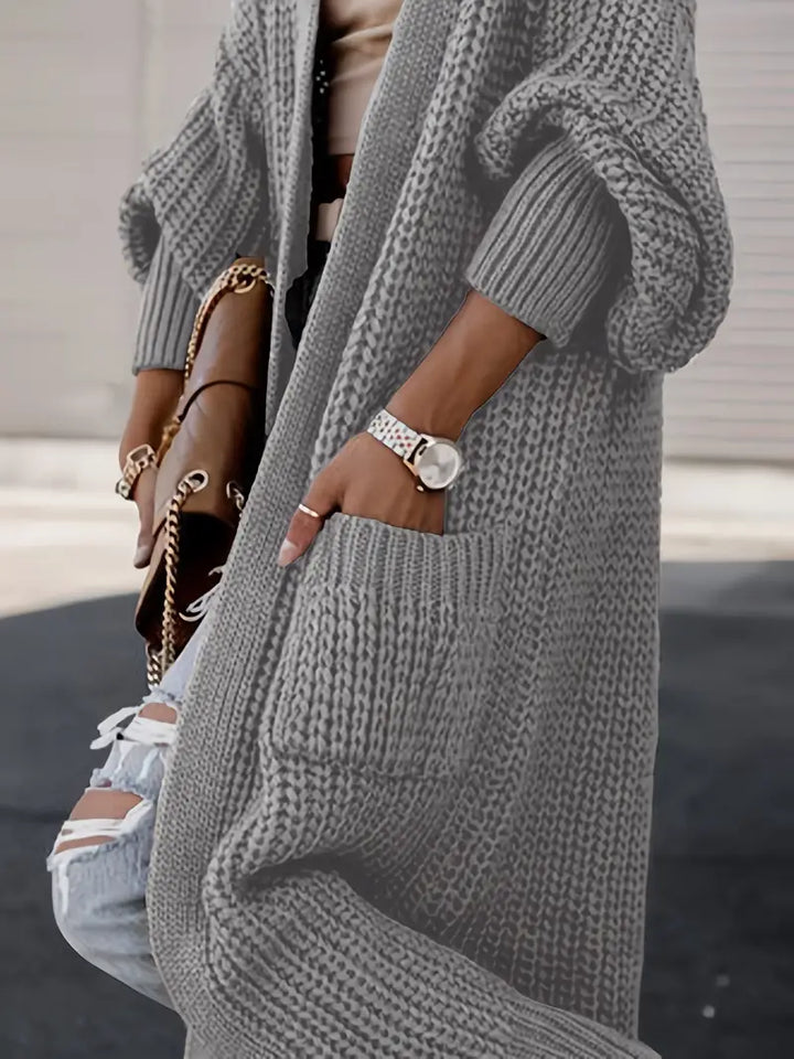 Franziska | Lange Strickjacke für kuschelige Tage