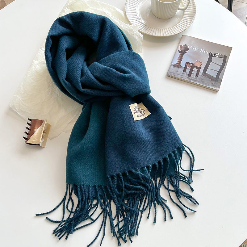 Kaschmirschal mit Fransen für stilvolle Looks