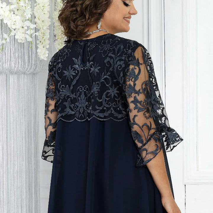 Elina | Stilvolles Damen Midikleid lässig-elegant