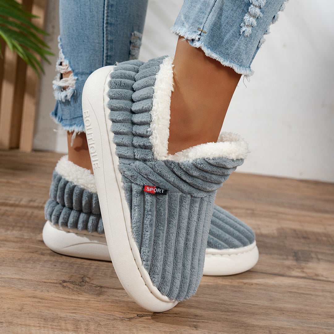 Lina | Gemütliche Plüsch-Pantoffeln für Damen