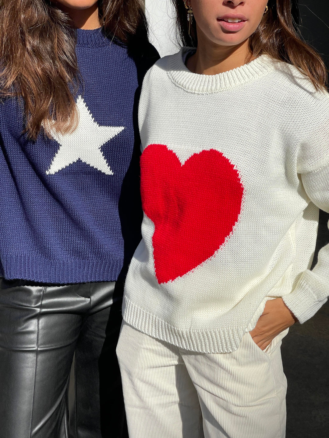 Joya | Strickpullover mit Sternmuster für Damen