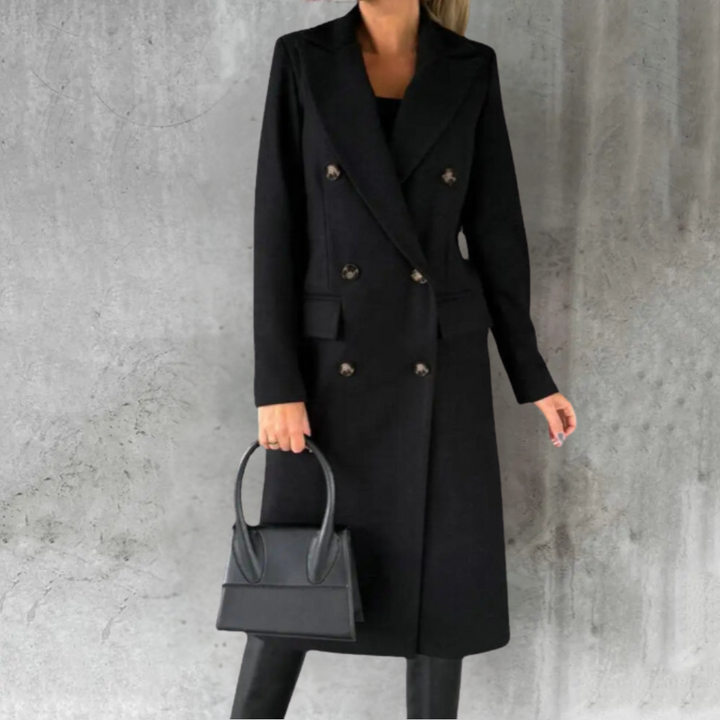 Christiane | Langer Mantel mit elegantem Look