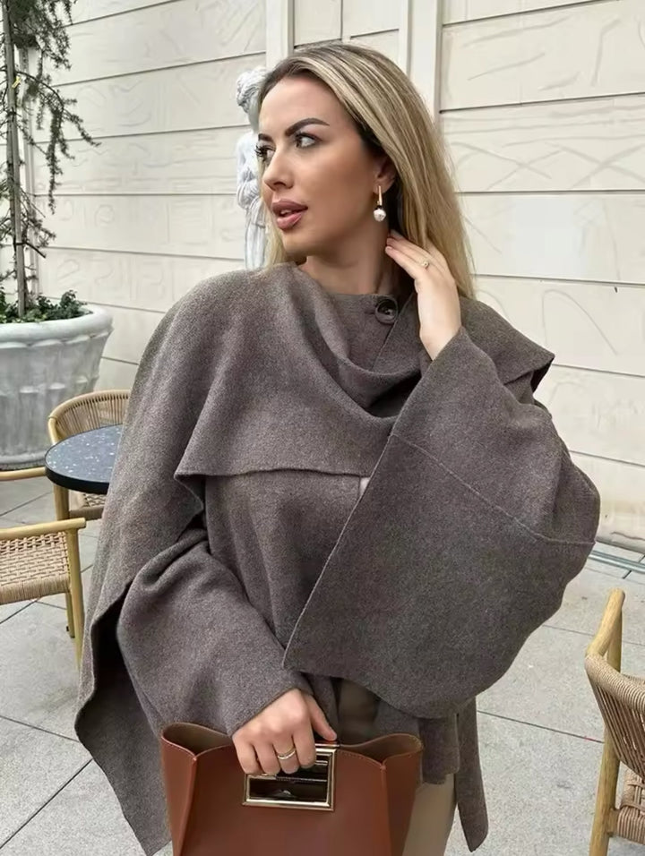 Amelie | Eleganter Cape-Coat für kühle Tage