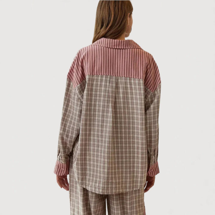 Isabella | Relaxed Pyjama-Set Damen stilvoll getragen