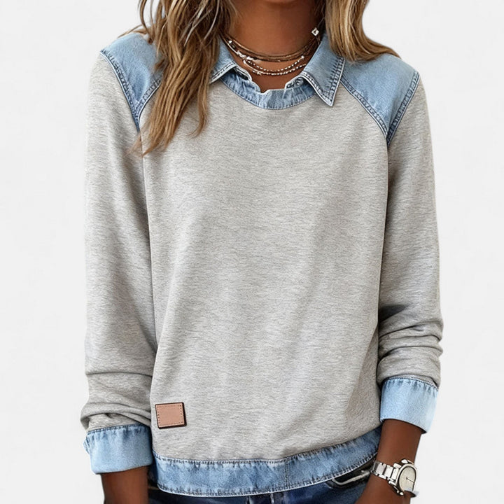 Lina | Modisches Damen Langarmshirt modern & chic