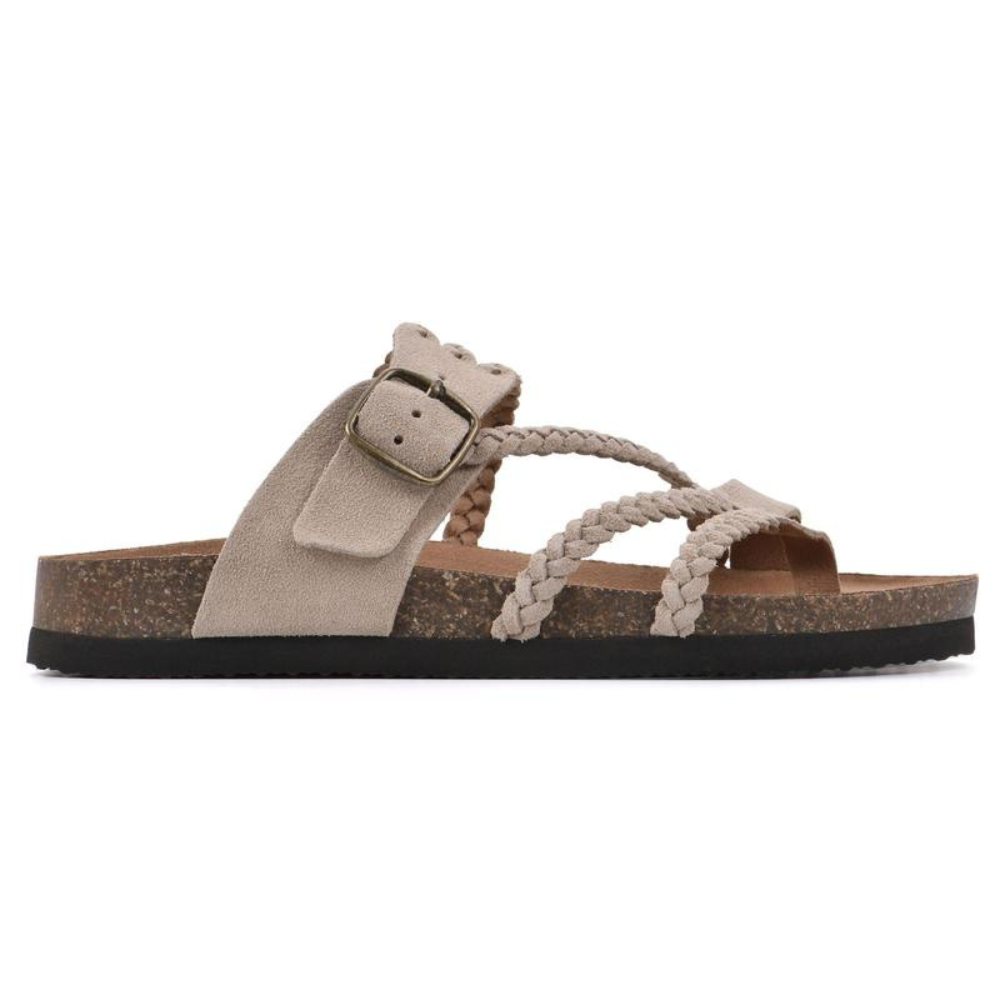 Mila | Elegante Kork Sandalen Damen Stil