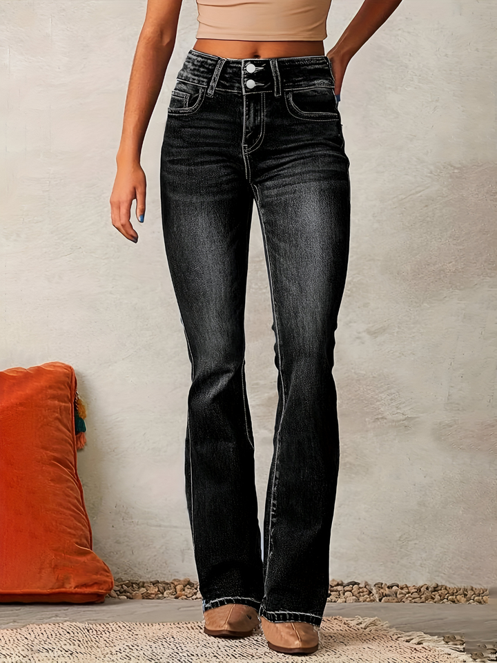 Tessa | Damen-Jeans mit weitem Bein im Sommerstil