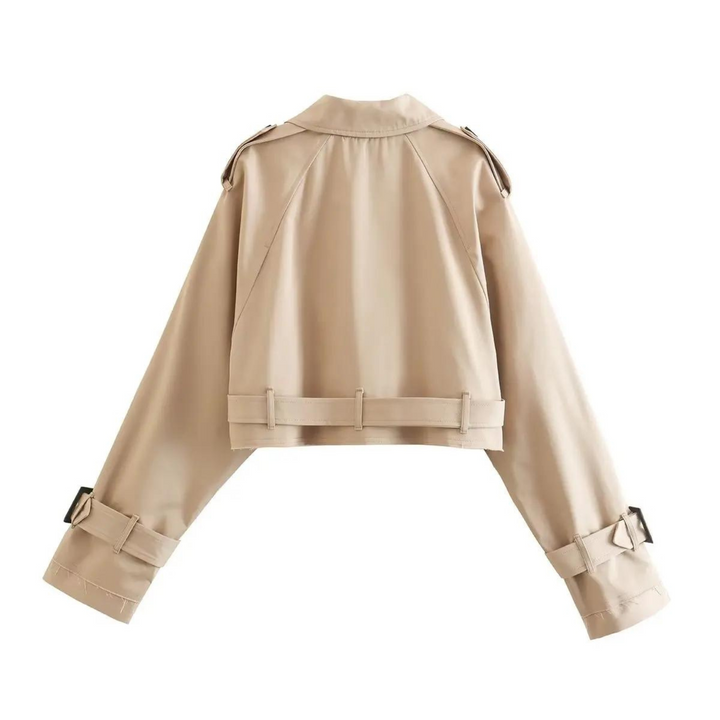 Aria | Kurzer Trenchcoat im modernen Designstil