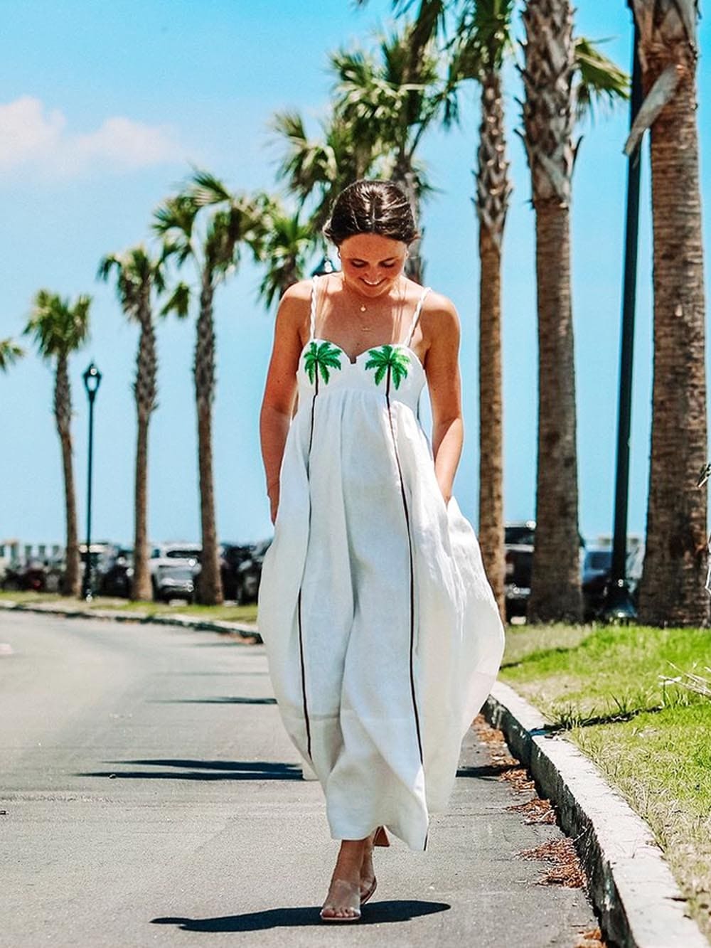 Genevieve | Palmenkleid mit einzigartigem Look