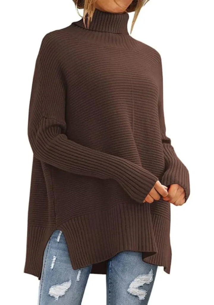 Elin | Rollkragenpullover aus grobem Strick