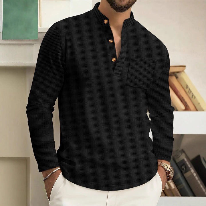 Elias | Leinen Henley Ferran für elegante Herren