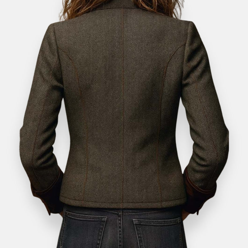 Paula | Taillierte Damenjacke im klassischen Vintage-Stil