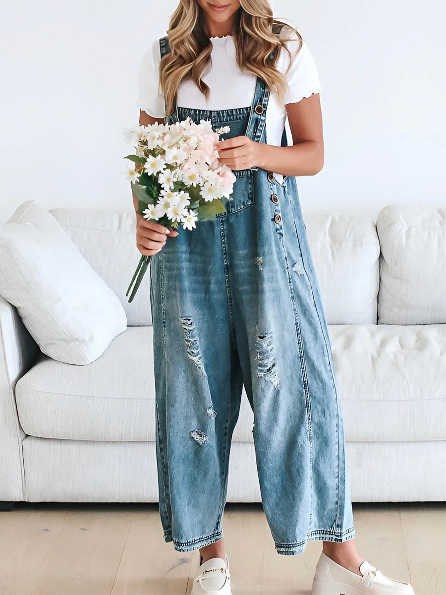Rosemary | Bequeme Jeans-Latzhose für Damen