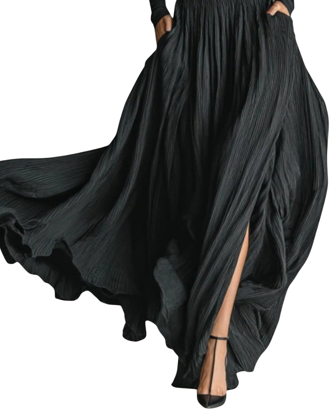 Isabell | Zeitloses Maxikleid mit figurbetonter Passform