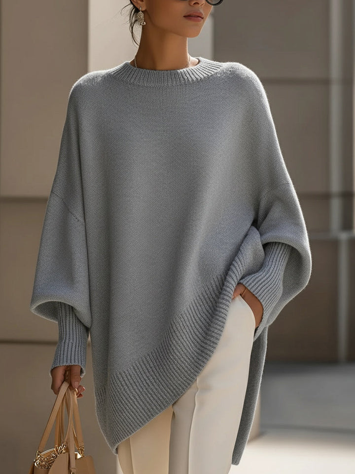 Lina | Damenpullover mit modernem asymmetrischem Schnitt