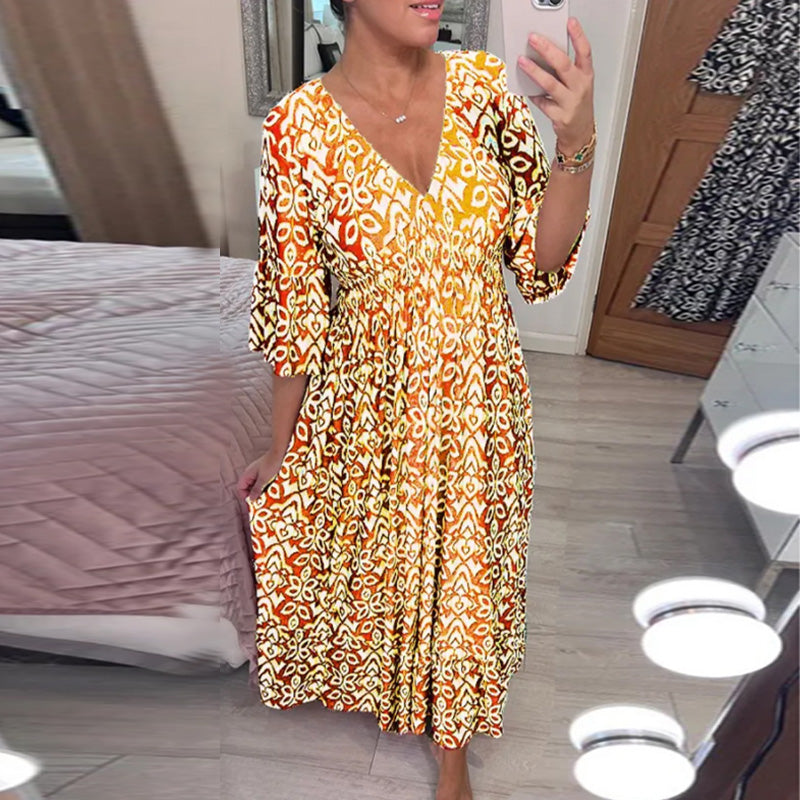 Mhara | Schickes Kleid mit Volantärmeln