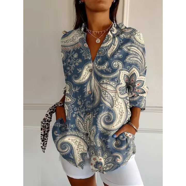 Sylvie | Geblümte Bluse mit femininem Stil