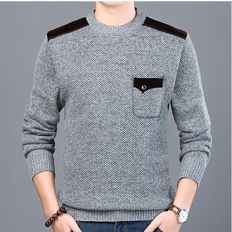 JONAS | Bequemer Herrenpullover mit feinem Strick