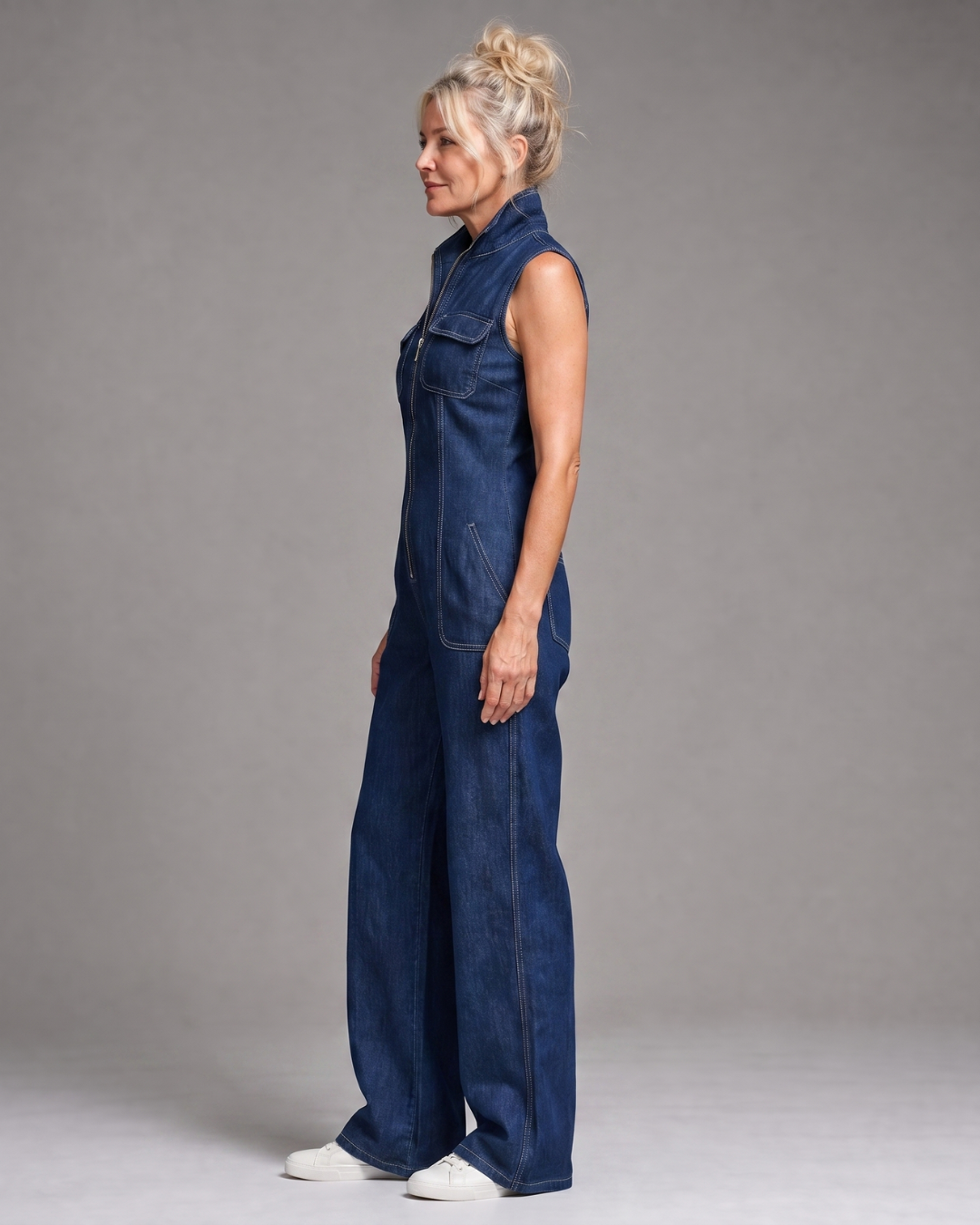 Mia | Eleganter Denim Jumpsuit Damen Chic