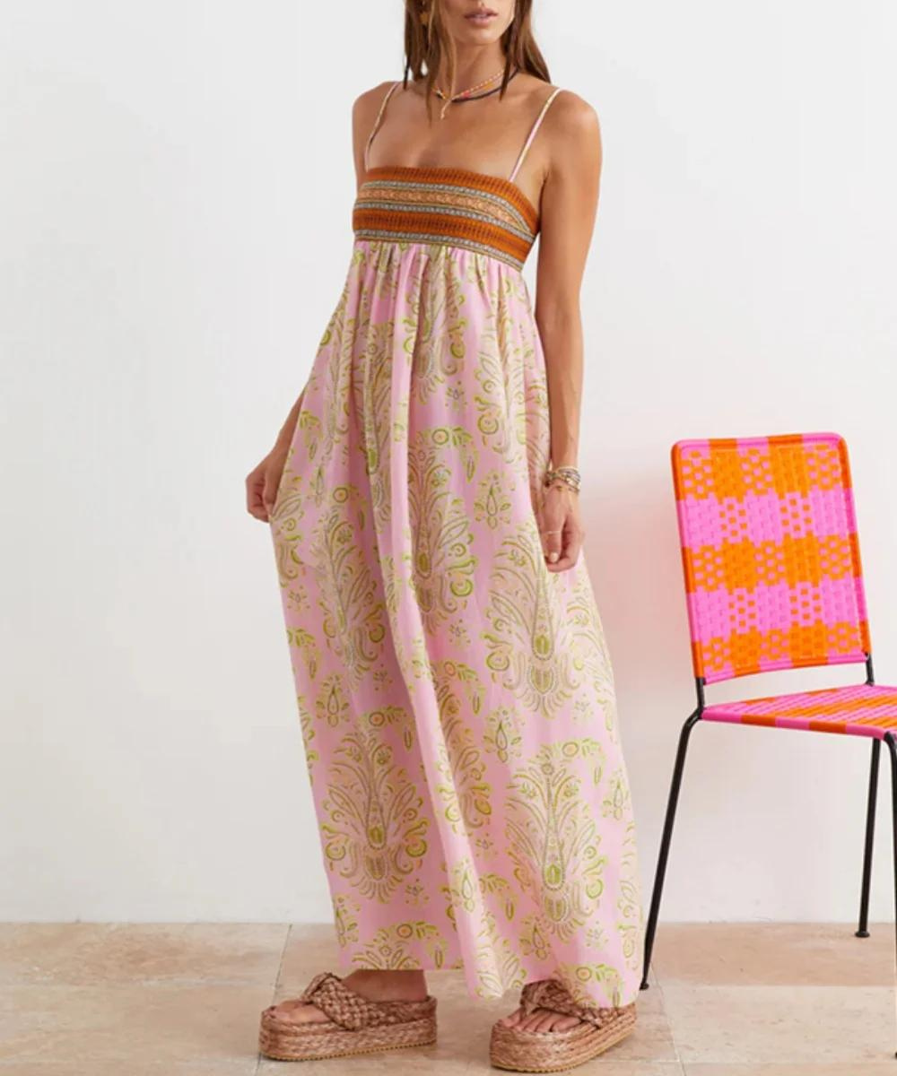 NERI | Schlichtes Maxikleid in sommerlichem Stil