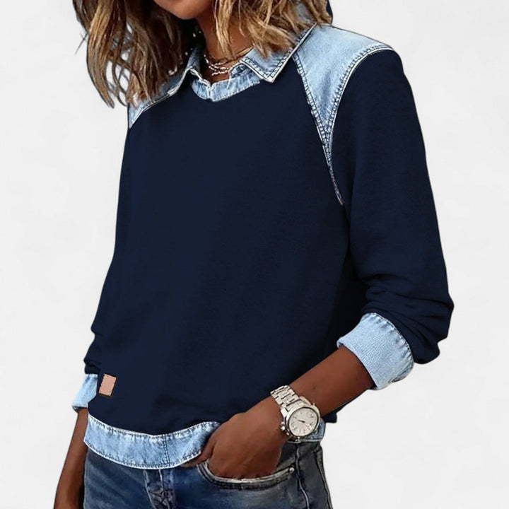 Lina | Modisches Damen Langarmshirt modern & chic