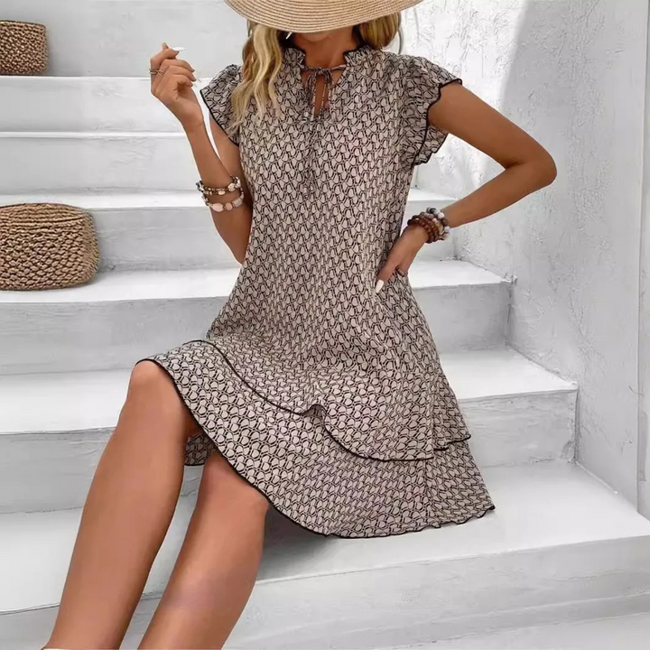 Francesca | Rüschenkleid mit verspieltem Design