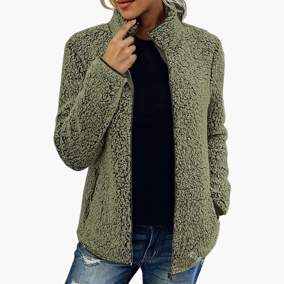 Flore | Warme Damen-Fleeceweste im modernen Stil