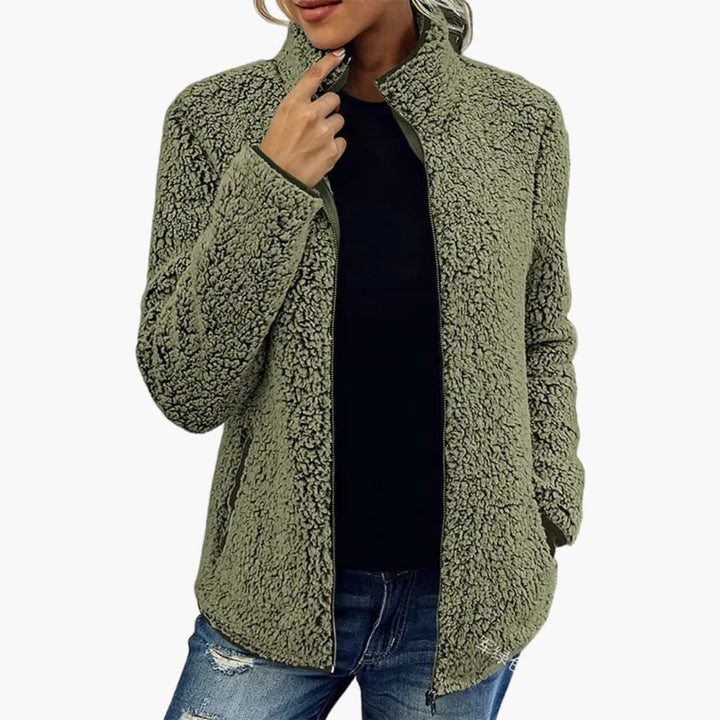 Flore | Warme Damen-Fleeceweste im modernen Stil