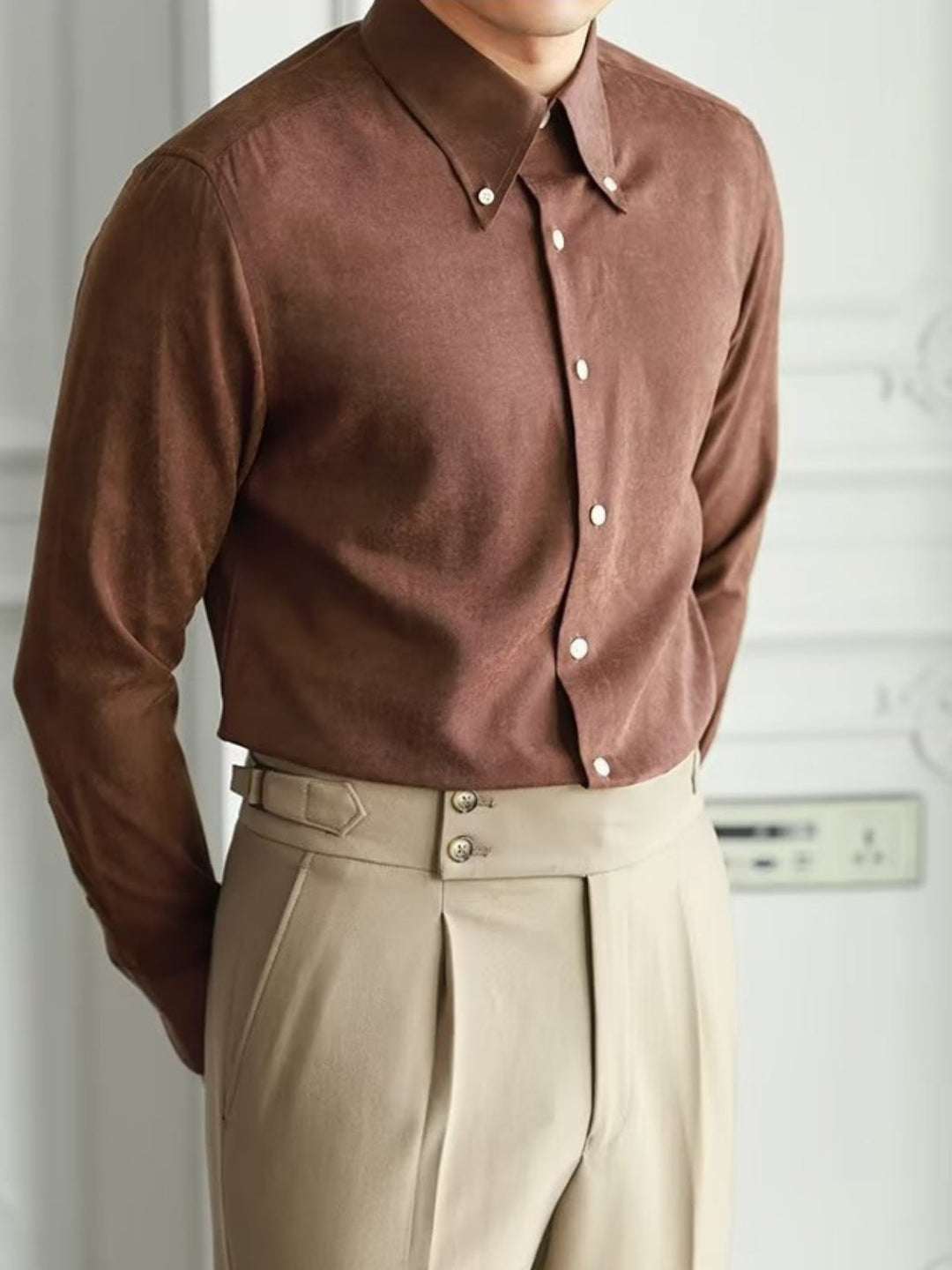 Lazy Trendy Hemd mit künstlerischem Look