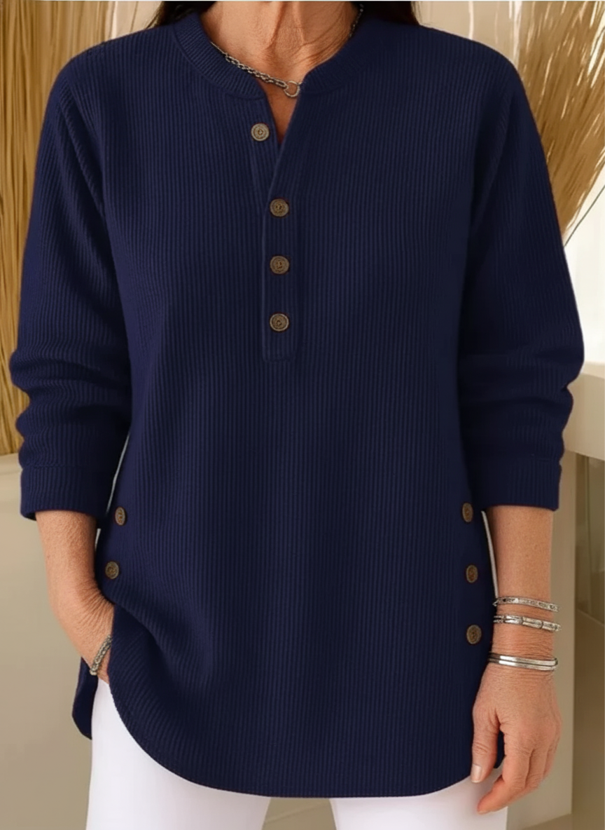 Nina | Lässiger Damenpullover mit langen Ärmeln
