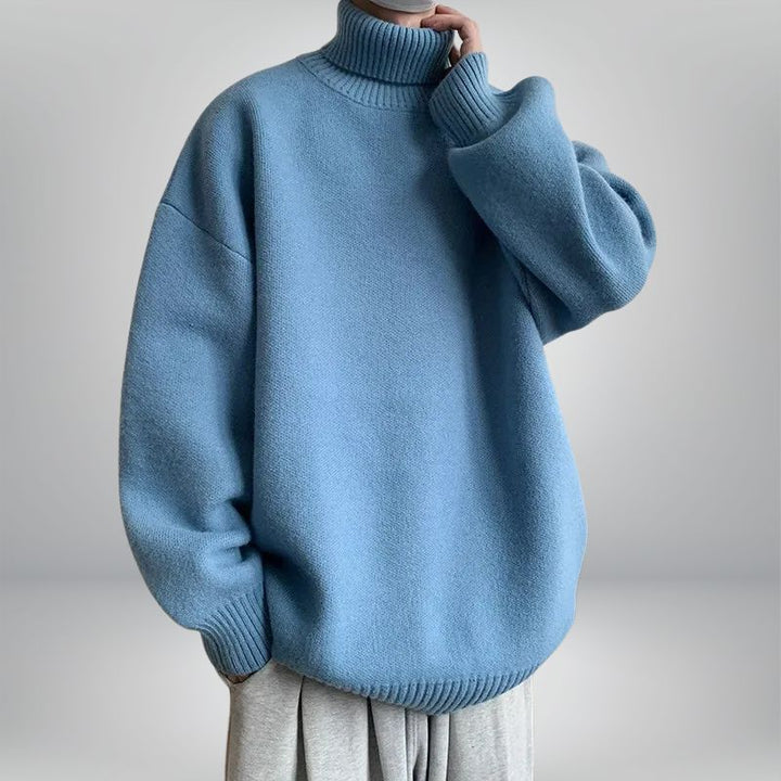 JACQUE ROLLKRAGENPULLOVER aus weichem Strickmaterial