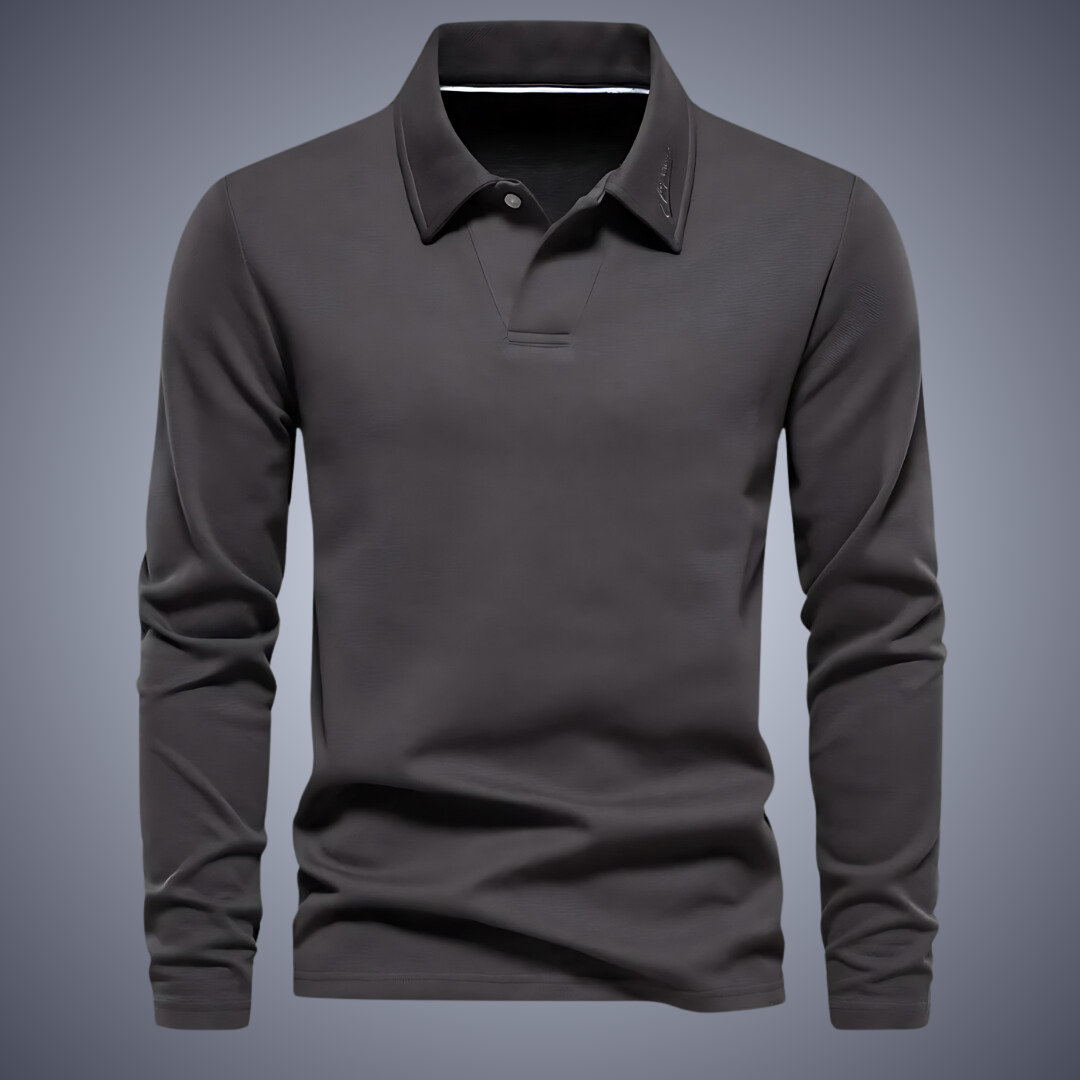 Noah | Polopullover mit langen Ärmeln – lässig elegant