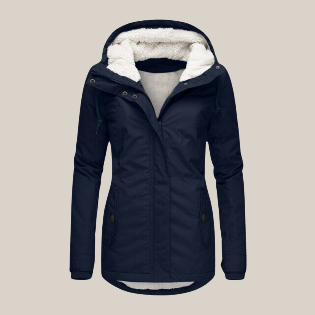 Amber | Gesteppte Winterjacke mit leichtem Glanz