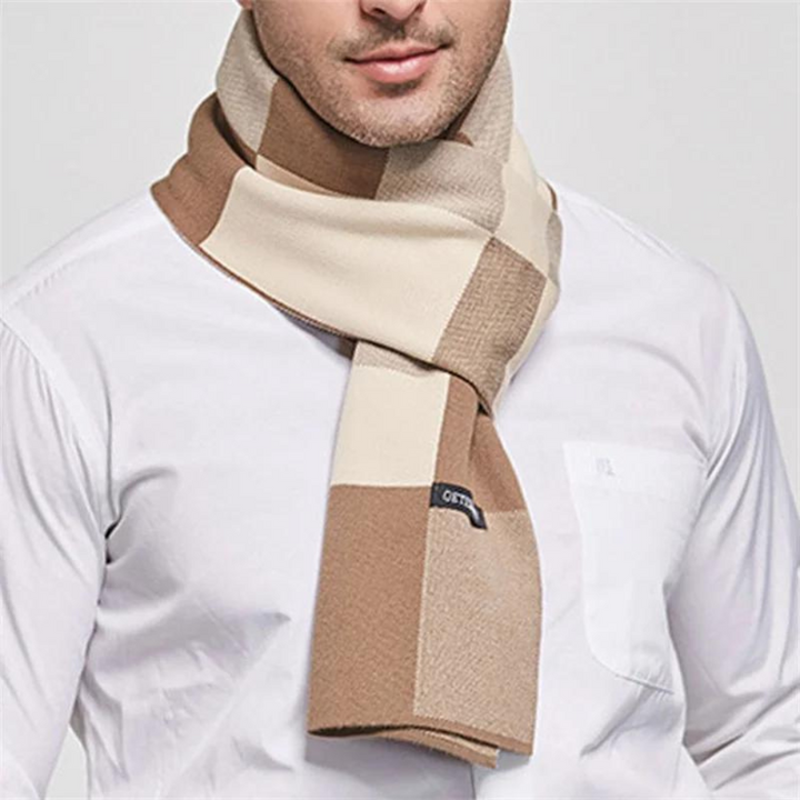 EDWARD | Klassischer Wollschal für Herren im Vintage-Stil