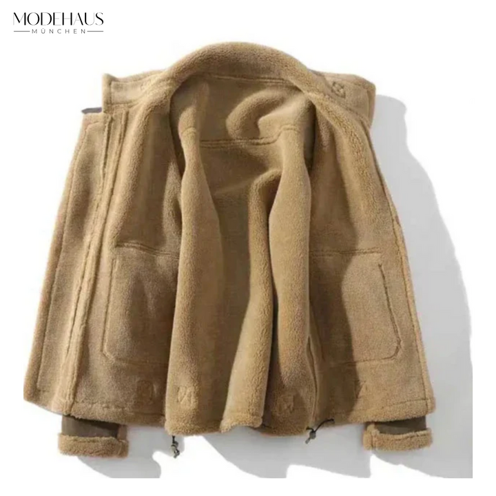 Klaus | Klassische Lederjacke im Vintage-Look